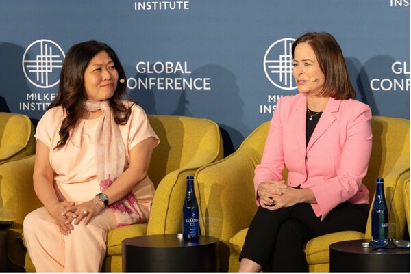 Photo: Silverberg participates in the ‘Trillion-Dollar Triangle: North America’s Next Economic Era’ panel with Mary Ng, Former Canadian Minister of International Trade and Senior Fellow at the Milken Institute.